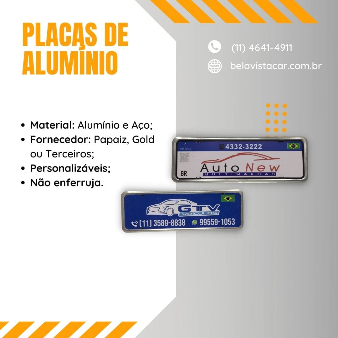 placa de Alumínio